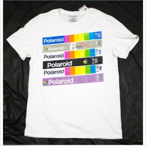 Polaroid Short Sleeve Graphic Camera T Shirt - Picture 1 of 5